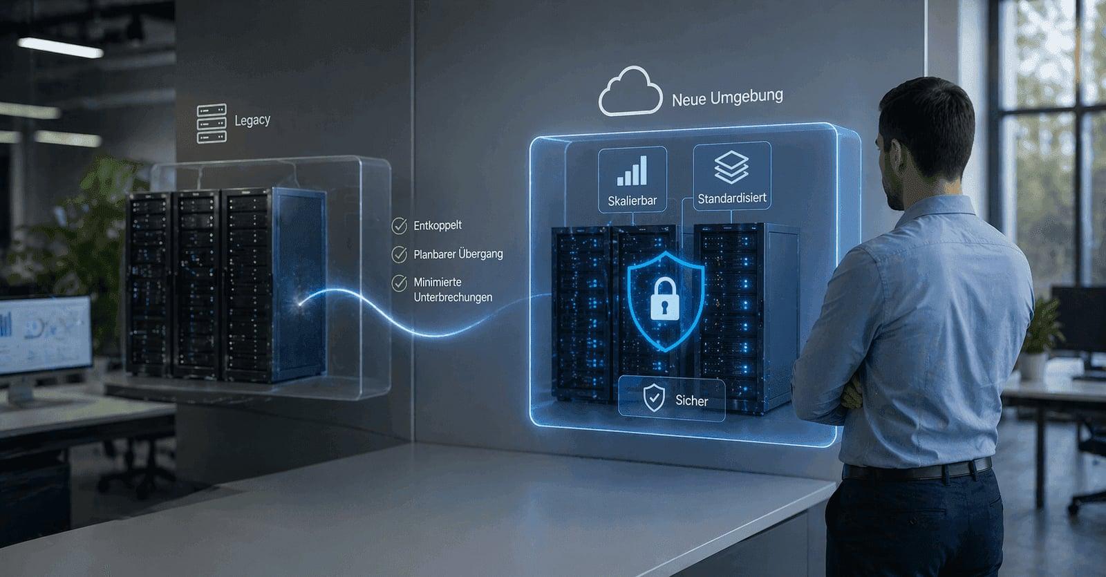 Lösungs-Detail: Erfolgreicher IT-Carve-out einer kompletten Infrastruktur — Active Directory, Netzwerk-Entflechtung, Server-Migration