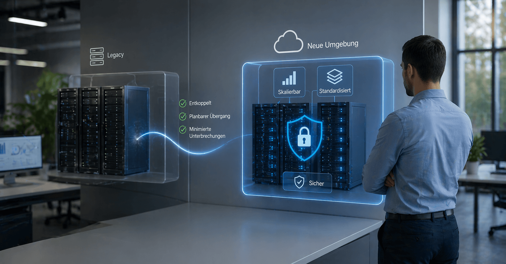 Lösungs-Detail: Successful IT Carve-out of a Complete Infrastructure — Active Directory, Network Segregation, Server Migration