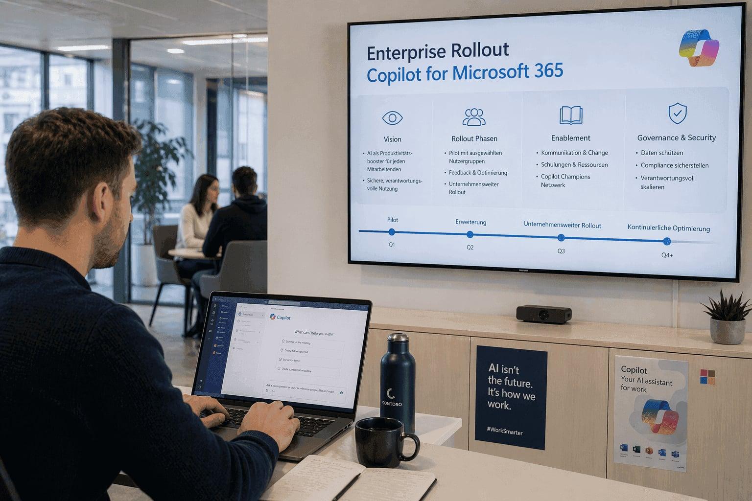 Enterprise Rollout von Copilot for Microsoft 365